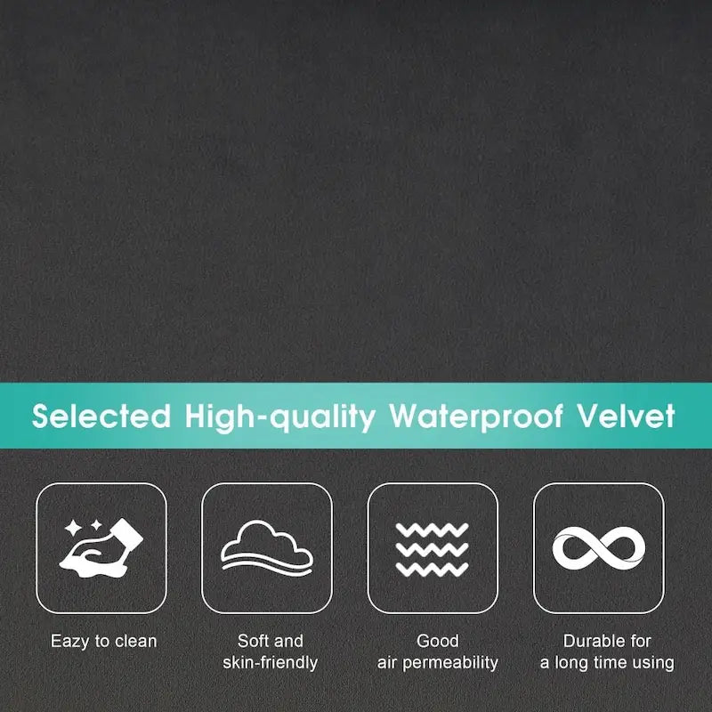 Modern U-shaped Sectional Sofa with Waist PillowsSleeper Sofa Couch with Chaise Lounge