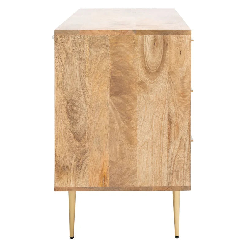 SAFAVIEH Couture Hindrike Cement 6-Drawer Dresser