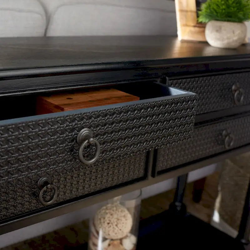 SAFAVIEH Artelia 4-Drawer Console Table - 42 W x 13 L x 29.5 H - 42Wx13Dx30H