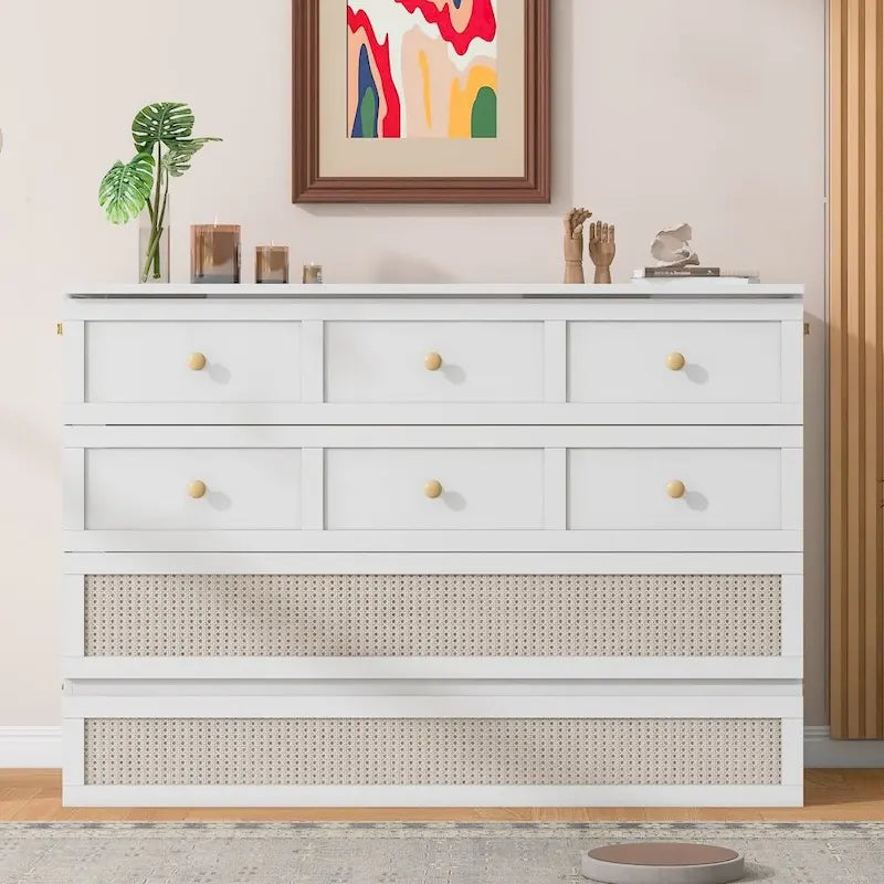 Full Size Murphy Bed with Large Drawers