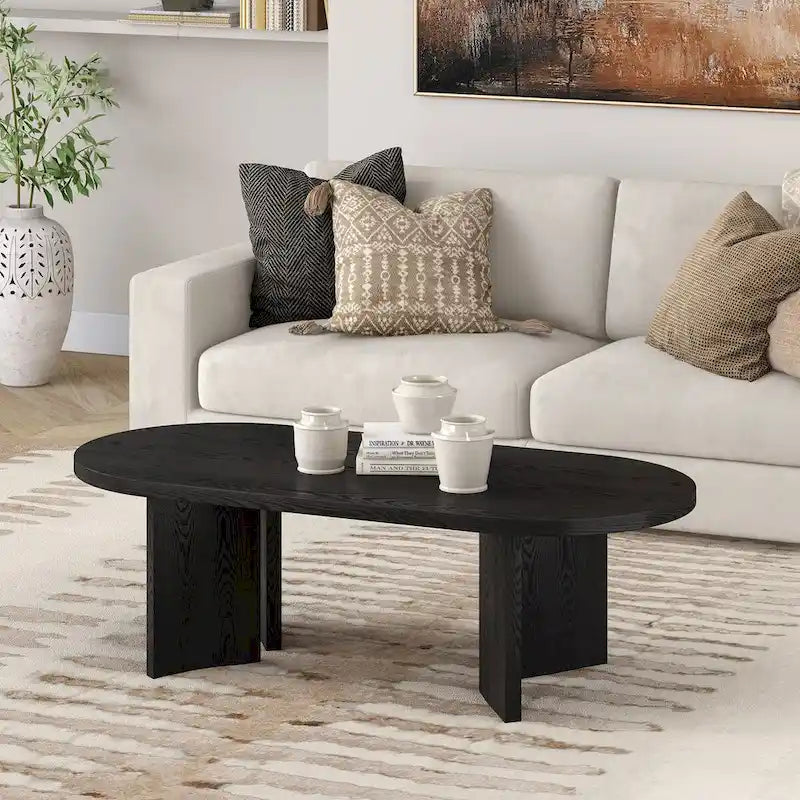 Alma 48 Wide Oval Coffee Table - 47.63 Wide